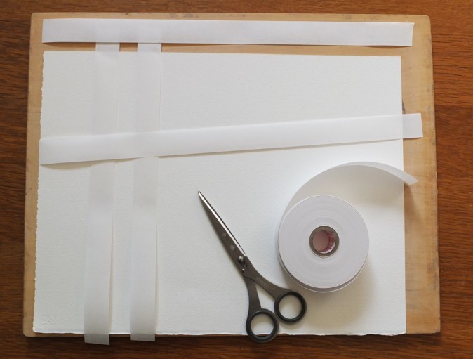 水張りの仕方 Baian S Sketch Book 水張りの仕方 Baian S Sketch Book