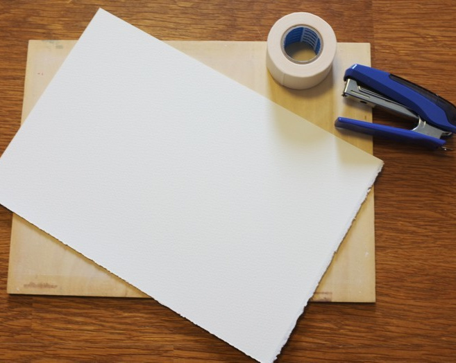 水張りの仕方 Baian S Sketch Book 水張りの仕方 Baian S Sketch Book